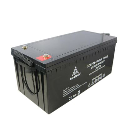 Manutenção da bateria 100ah do armazenamento de energia solar 24v Lifepo4 livre