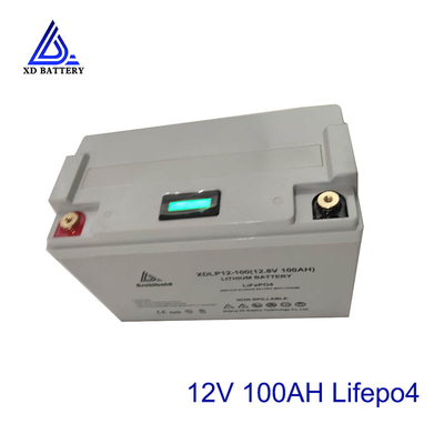 bateria do íon rv do lítio de 12V 100AH transporte rápido conservado em estoque na bateria recarregável selada