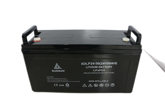 Os submarinos dão um ciclo profundamente 24v o certificado do Iso da bateria Lifepo4